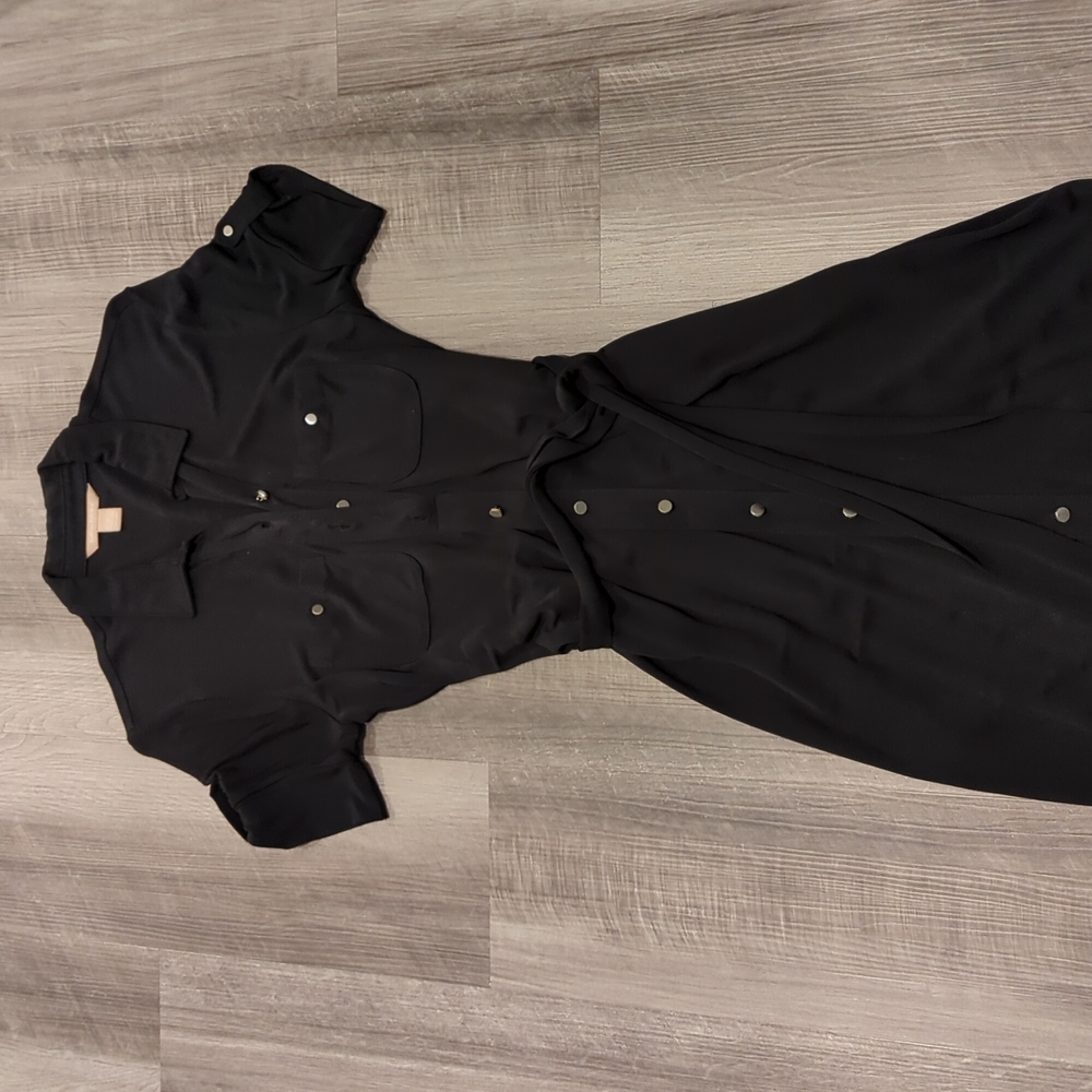 Banana Republic black dress.